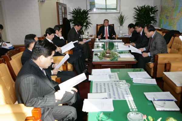 의장단, 상임위원장, 간사 회의