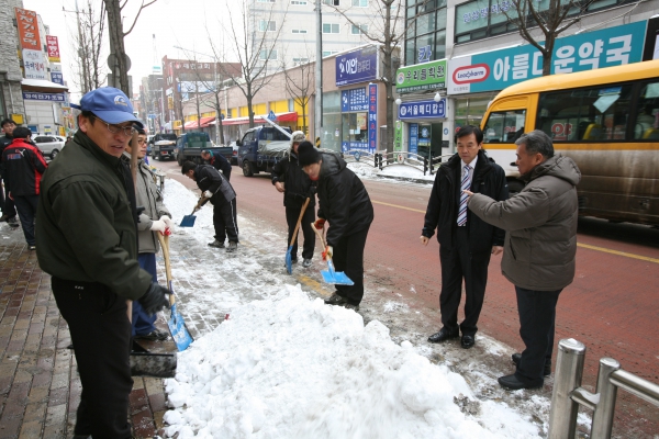 제설작업현장 방문 격려 - 17