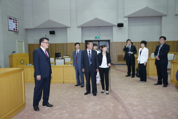 중국 도문시 인대상무위 대표단 방문 - 11