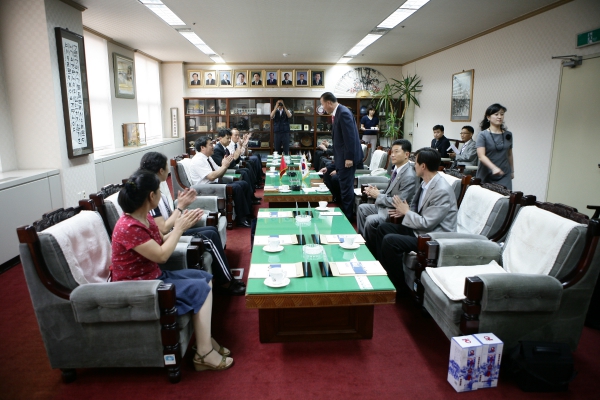 중국 무순시 총공회 및 한국노총부천지부 접견 - 3