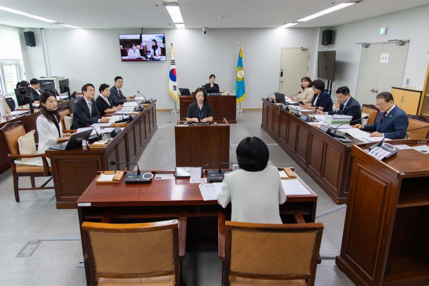 재정문화위원회 회의_제286회 임시회