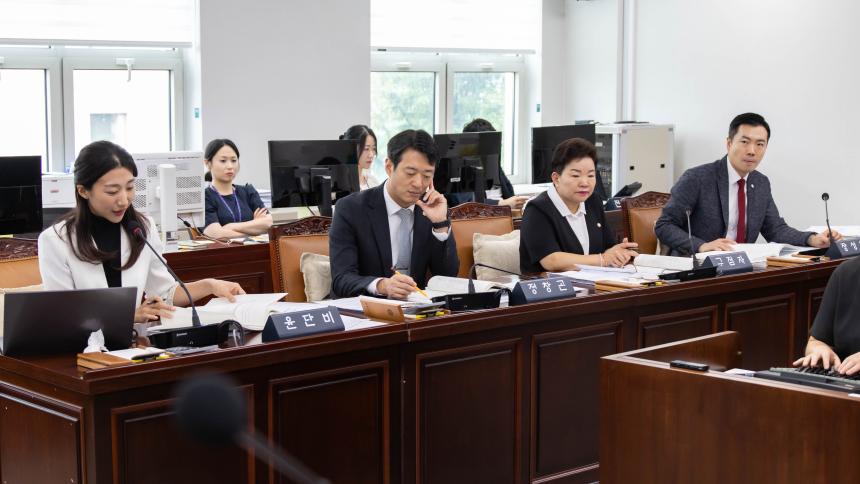 재정문화위원회 회의_제286회 임시회