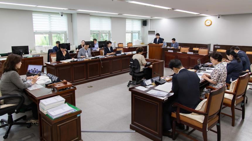 행정복지위원회 회의_제286회 임시회