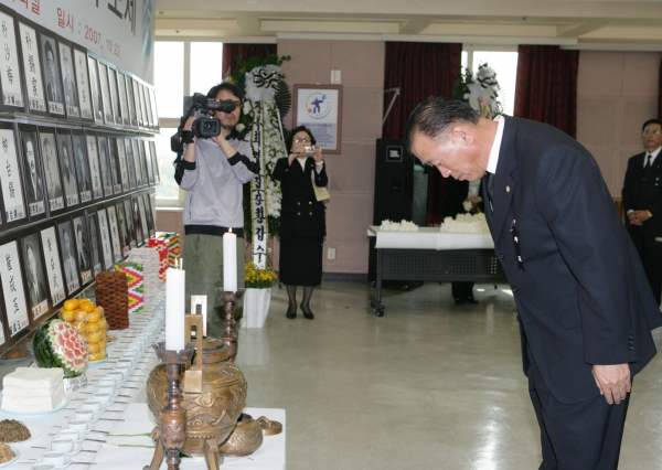 독립운동 유공자 광복회 부천지회 추도식