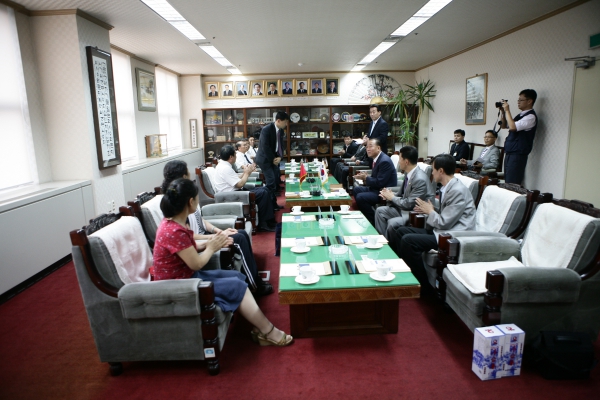 중국 무순시 총공회 및 한국노총부천지부 접견 - 7