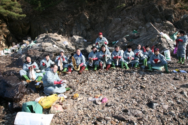 태안 기름유출 피해 복구활동 2