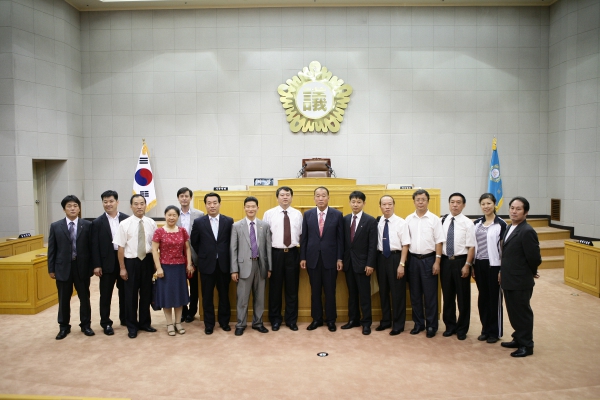 중국 무순시 총공회 및 한국노총부천지부 접견
