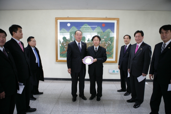 부천시 상징 민화(복사골 일월오봉도) 기증 및 게첨 - 3