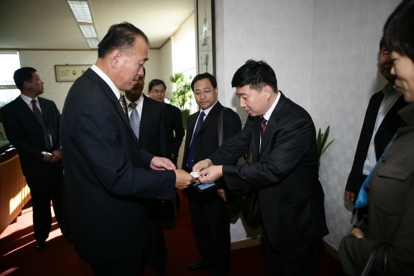 중국 도문시 부서기 방문 - 2