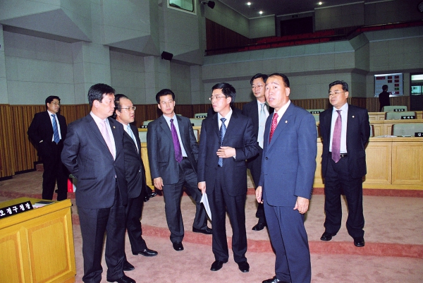 중국 도문시 방문단 접견 - 17