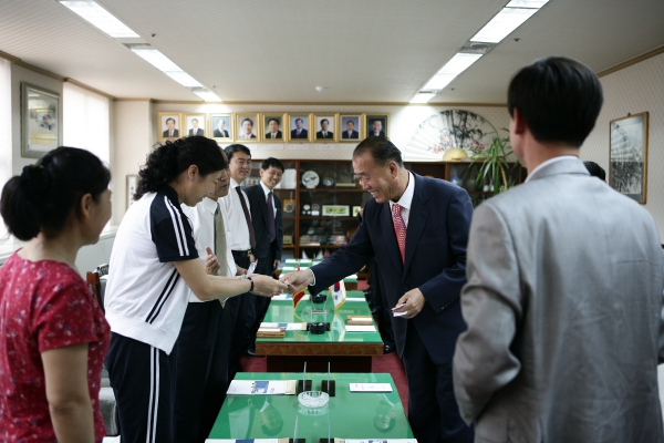 중국 무순시 총공회 및 한국노총부천지부 접견 - 2