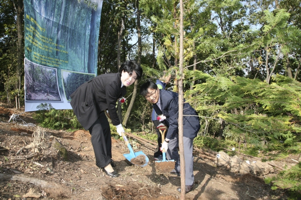 무릉도원 수목원 개장식 및 내나무심기 - 8