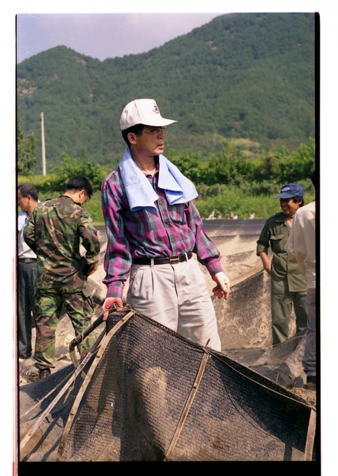 전북 무주군 수해지역 방문 - 13