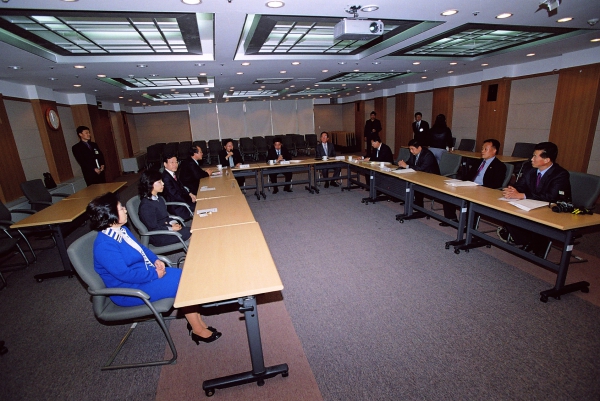 중국 도문시 방문단 접견 - 5