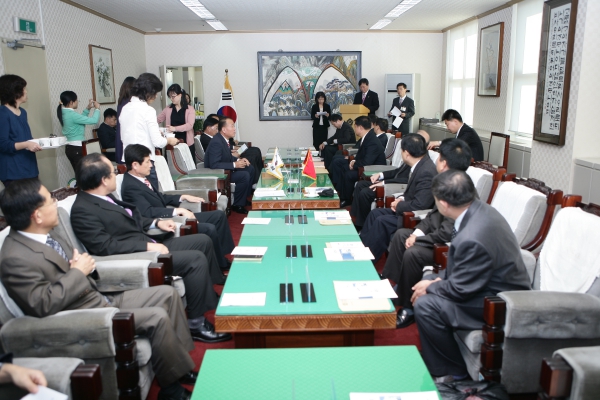 중국 광서장족자캡 대표단 방문 - 2