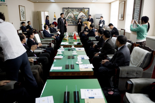 중국 광서장족자캡 대표단 방문 - 3