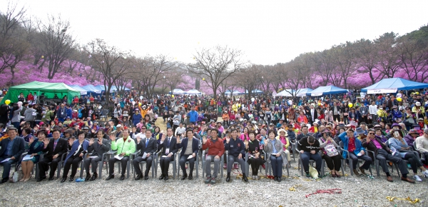 제17회 원미산 진달래 축제 개막식(시티투어 버스 시승)