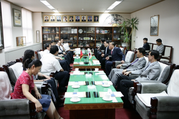 중국 무순시 총공회 및 한국노총부천지부 접견 - 8