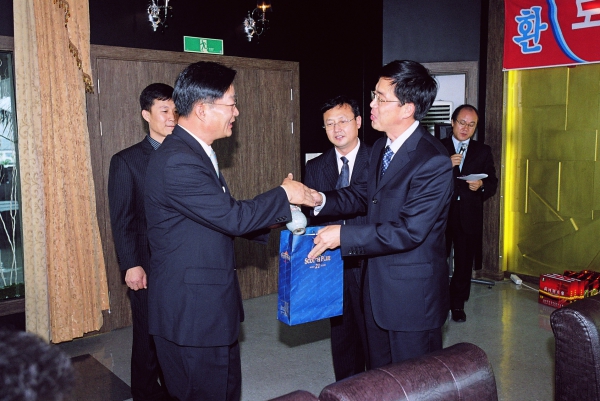 중국 도문시 방문단 접견 - 4