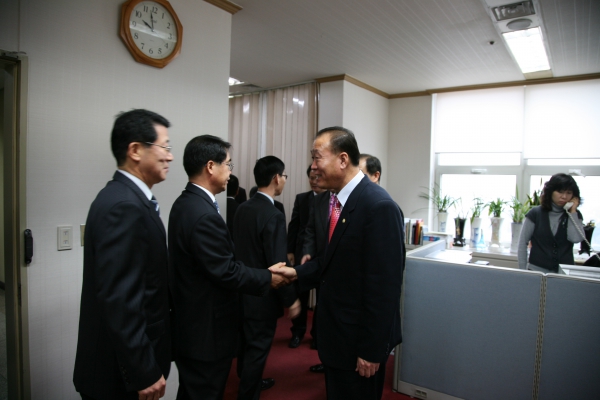 간부 공무원 신년 인사 - 2