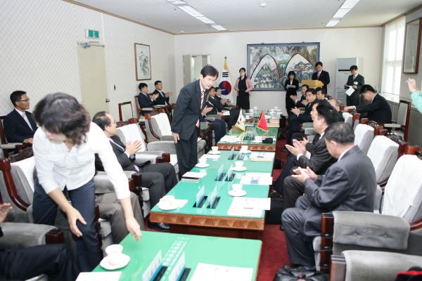 중국 광서장족자캡 대표단 방문 - 4