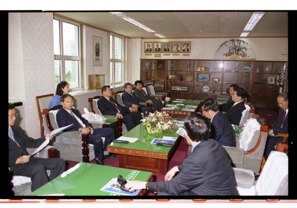 중국 위해시 시장 방문