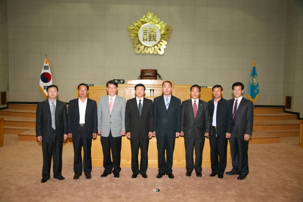 중국 도문시 당서기 등 방문