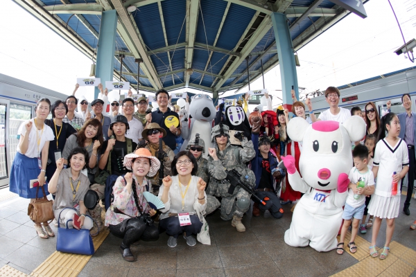 제19회 부천국제만화축제 관광열차 승차