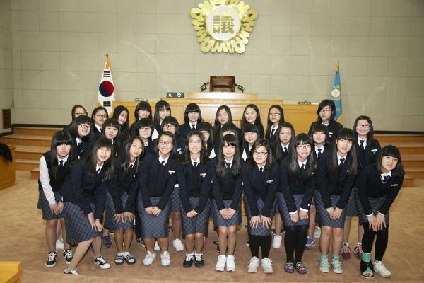 2011 부천북여자중학교 모의의회 교실