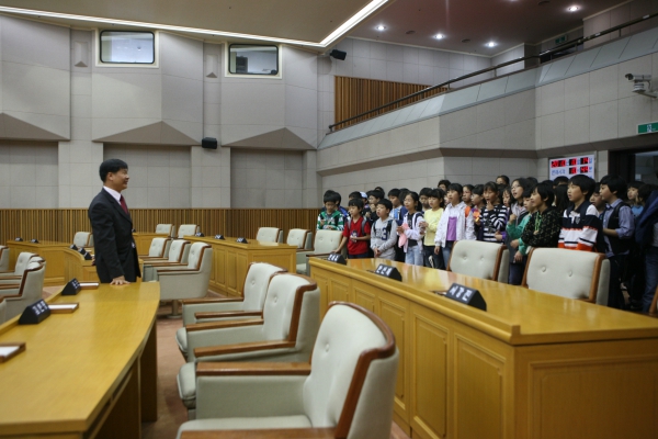 부광초등학교 학생 의회견학