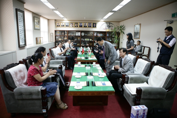 중국 무순시 총공회 및 한국노총부천지부 접견 - 5