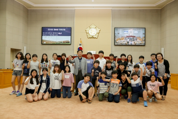 2016년 청소년 의회교실(상지초등학교)