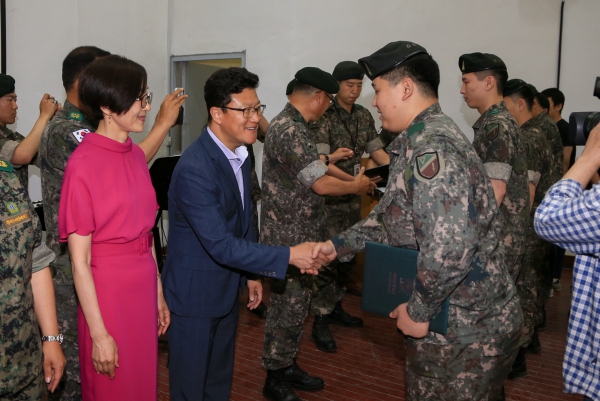 부천대대 검정고시 합격증서 수여식 및 부대 개장 행사 - 5