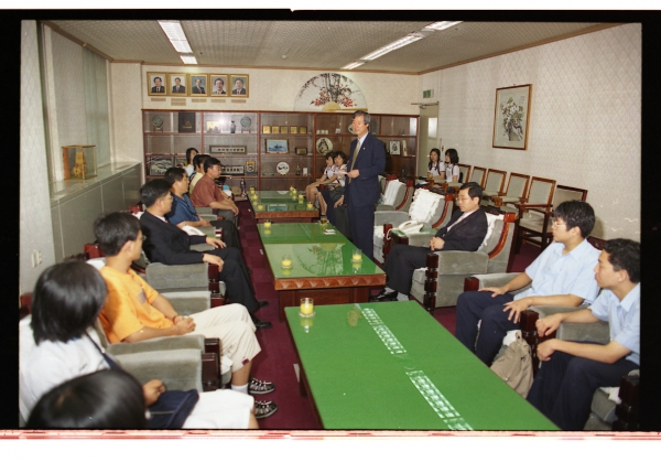 중국 교주시 제일중학교 방문단