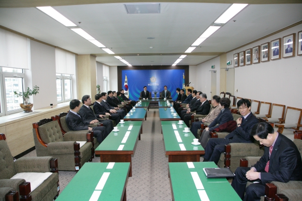 시장 및 간부 공무원 신년인사