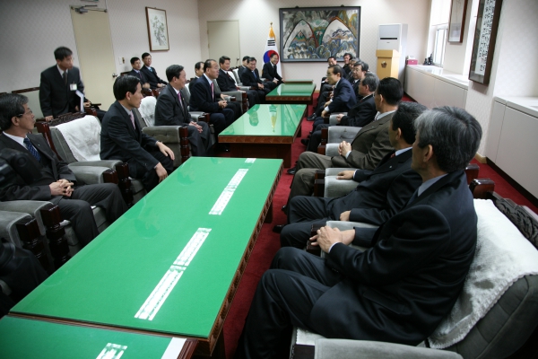 간부 공무원 신년 인사