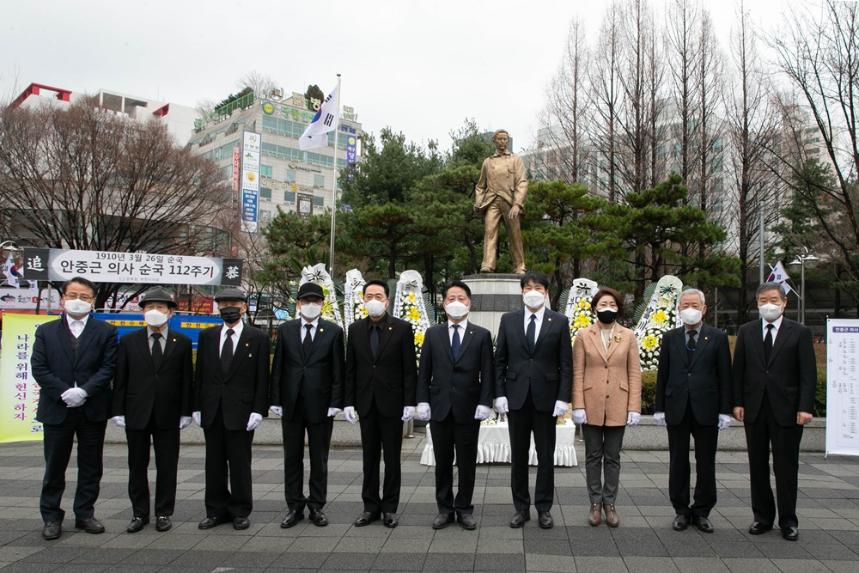 강병일 의장, 안중근의사 순국 제112주기 추모식 참석 - 3