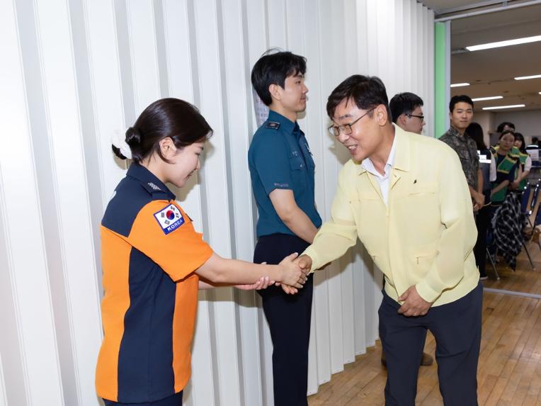 김병전 의장, 을지연습 현장 찾아 근무자 격려 - 2